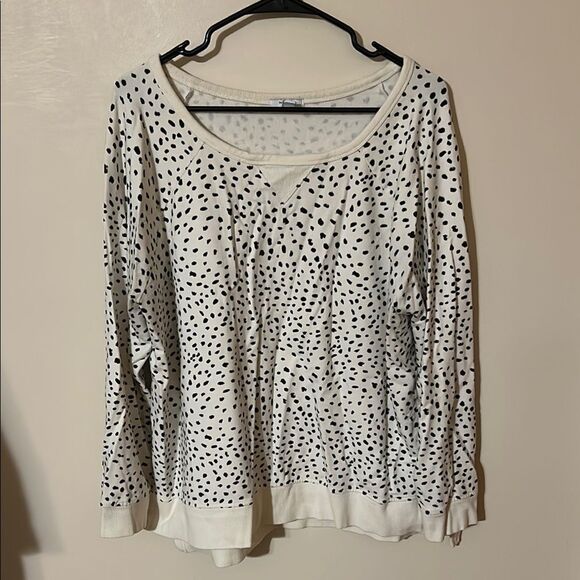 Daily Ritual Women's Oversized Terry Cotton Modal High-Low Sweatshirt size XL - Picture 4 of 9